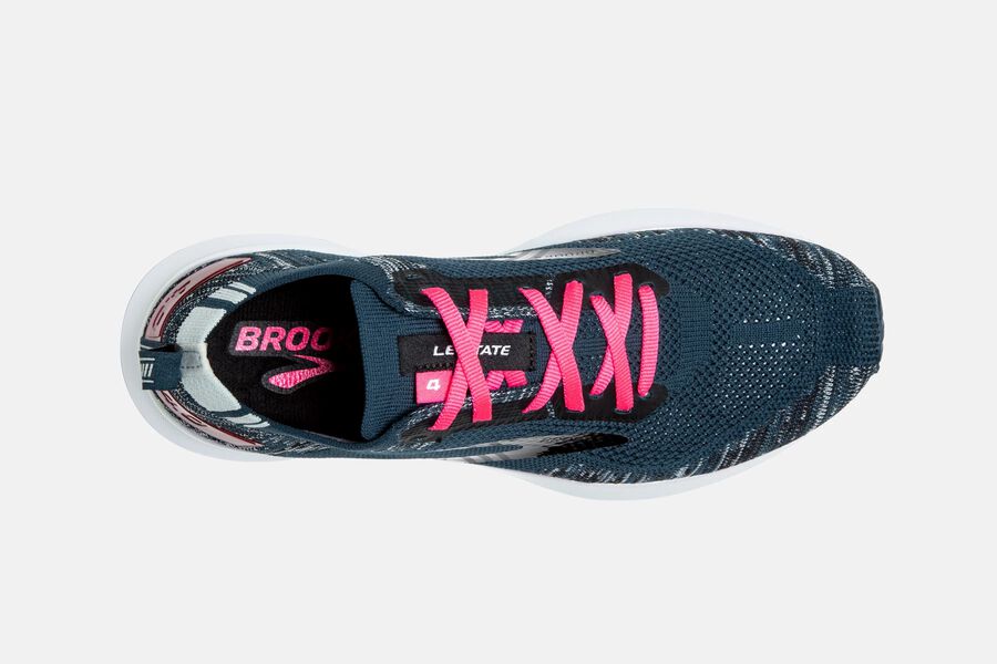 Brooks Levitate 4 Road Running Shoes Womens Navy/Black/Pink 951368-JML